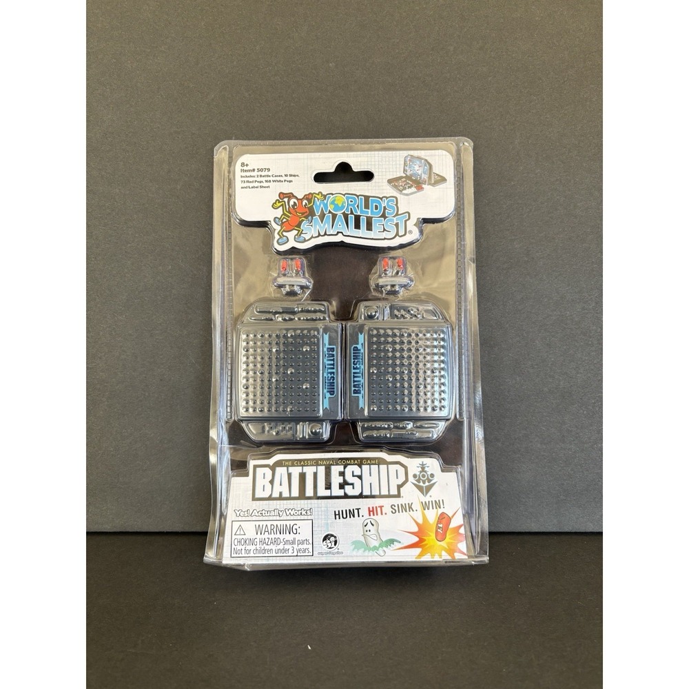World's Smallest Battleship Game Naval Combat Hasbro NEW